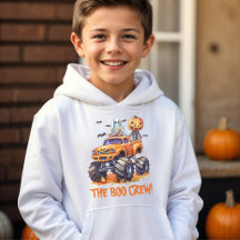 Sudadera con capucha del camión monstruo Boo Crew