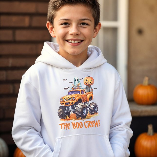 Sudadera con capucha del camión monstruo Boo Crew  (Subido por el creador)