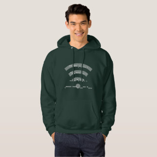 Sudadera con capucha del código Morse