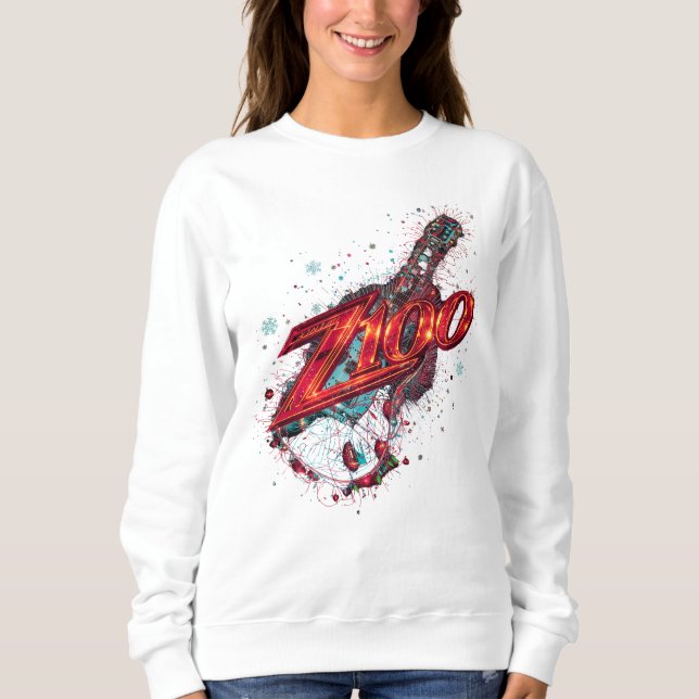 Sudadera con capucha del concierto de música Z100  (Anverso)