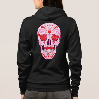 Sudadera con capucha del cráneo del azúcar del