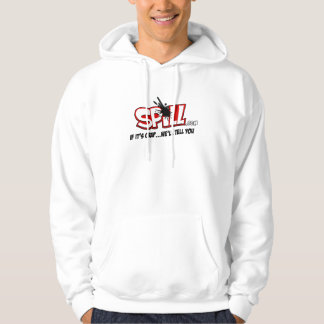 Sudadera con capucha del derramamiento