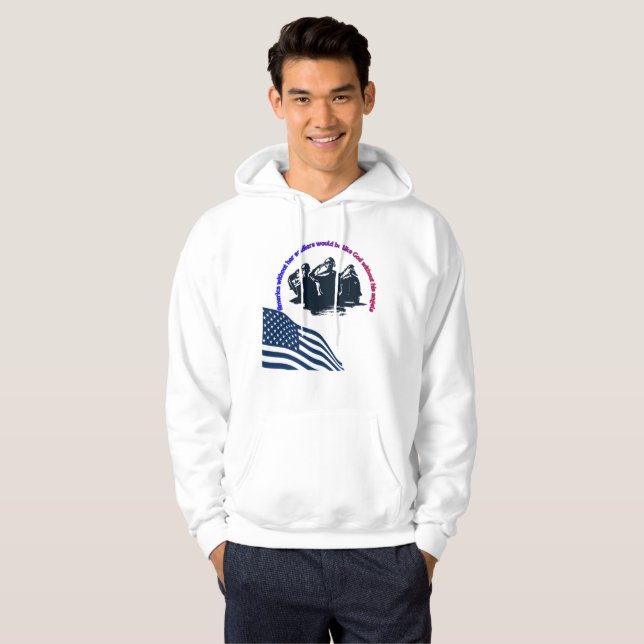 Sudadera con capucha del Día de los Veteranos Hono (Anverso completo)
