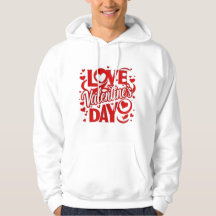 Sudadera con capucha del Día de San Valentín 