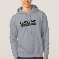 Sudadera con capucha del ejército