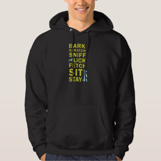 Sudadera con capucha del entrenamiento del perro
