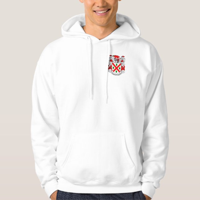 Sudadera con capucha del escudo de la familia de (Anverso)