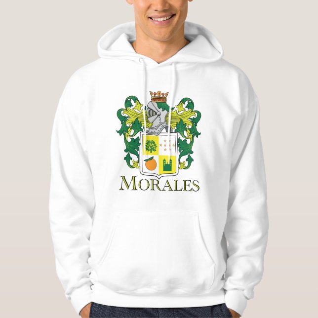 Sudadera con capucha del escudo de Morales (Anverso)