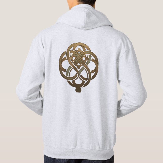 Sudadera con capucha del espíritu Ubuntu (Reverso)