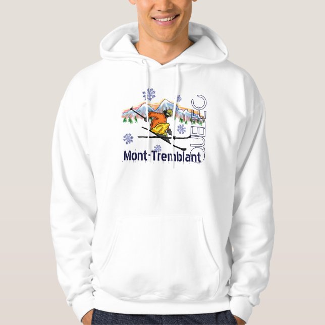 Sudadera con capucha del esquí de Mont Tremblant (Anverso)