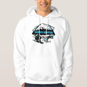 Sudadera con capucha del esquí del negro azul de