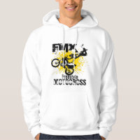 Sudadera con capucha del estilo libre del motocrós