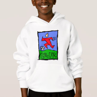 Sudadera con capucha del fútbol