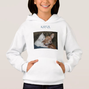 sudadera con capucha del gatito/del perro con