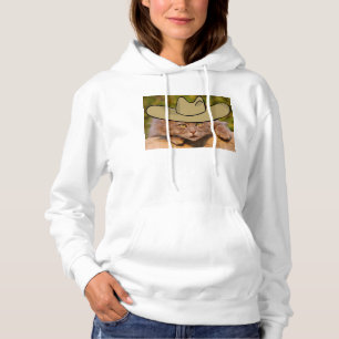 Sudadera con capucha del gato del gatito del
