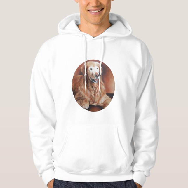 Sudadera con capucha del golden retriever (Anverso)