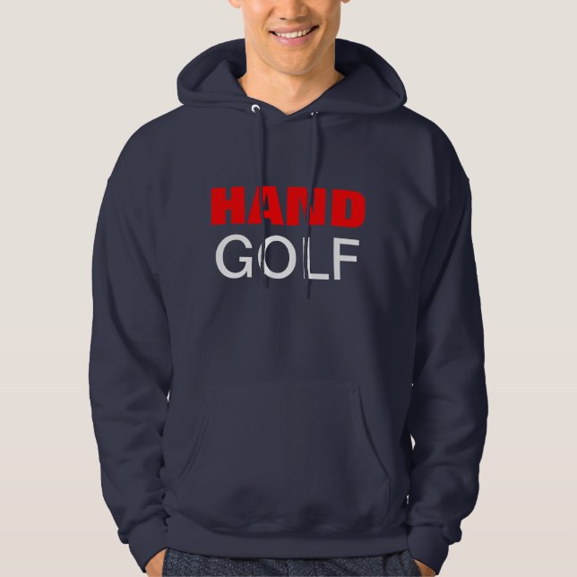 SUDADERA CON CAPUCHA DEL GOLF DE LA MANO (Anverso)