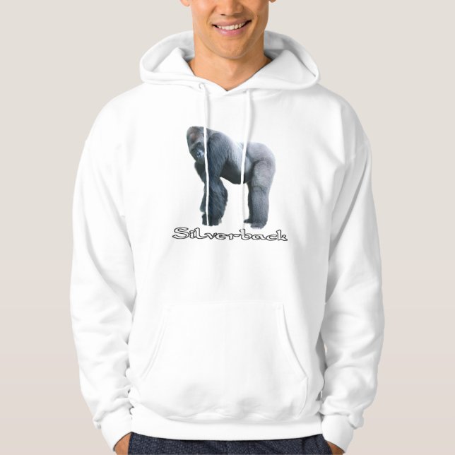Sudadera con capucha del gorila Silverback (Anverso)