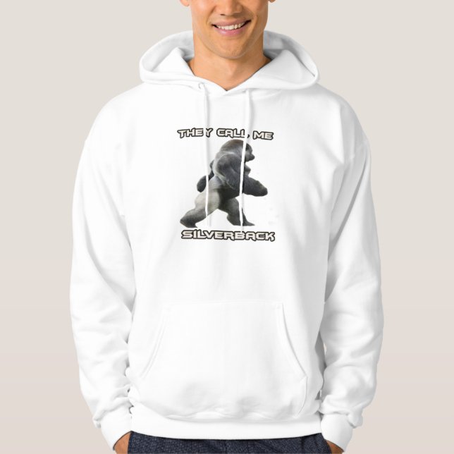 Sudadera con capucha del gorila Silverback (Anverso)