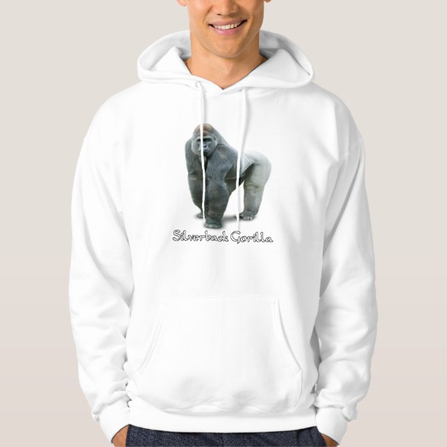 Sudadera con capucha del gorila Silverback (Anverso)