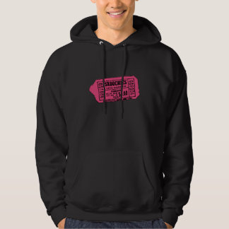Sudadera con capucha del gráfico del boleto