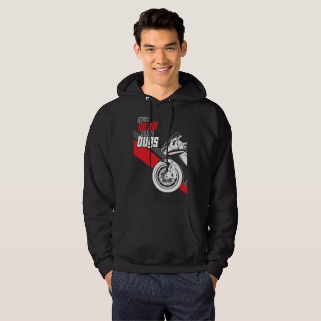 Sudadera con capucha del hombre de Honda CBR - (Anverso completo)