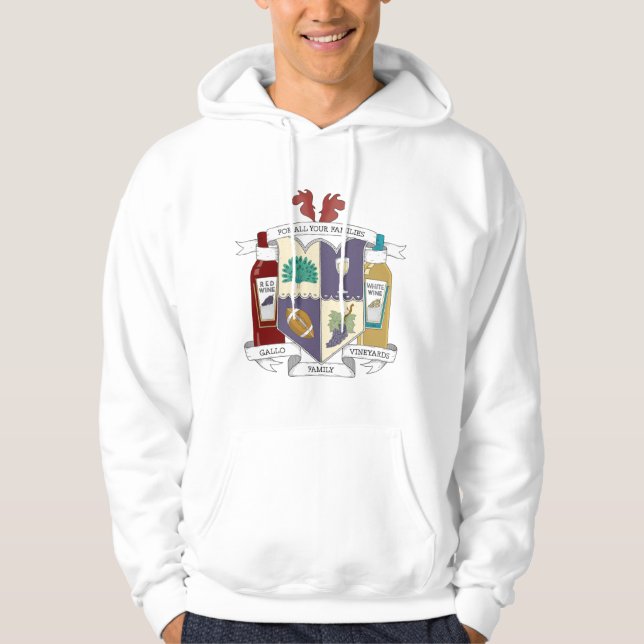 Sudadera con capucha del jersey de los hombres (Anverso)