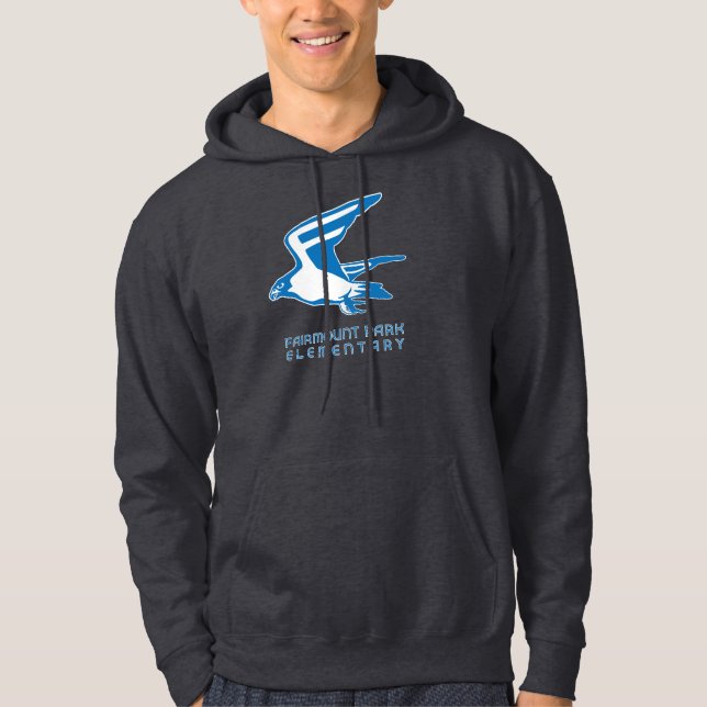 Sudadera con capucha del jersey del paño grueso y (Anverso)