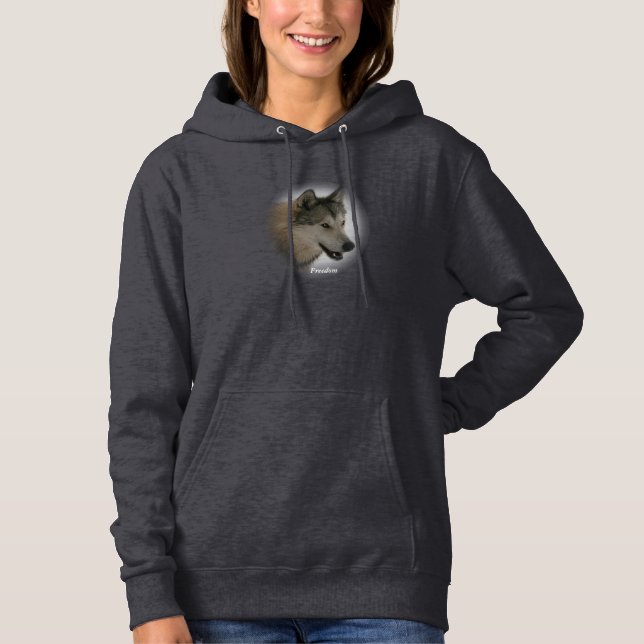 Sudadera con capucha del jersey del paño grueso y (Anverso)