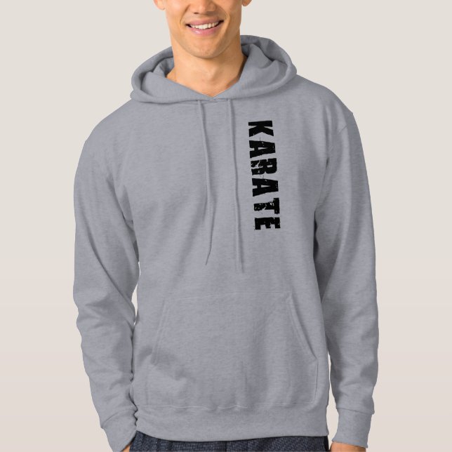 Sudadera con capucha del karate (Anverso)