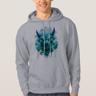 Sudadera con capucha del lobo de hielo goteante