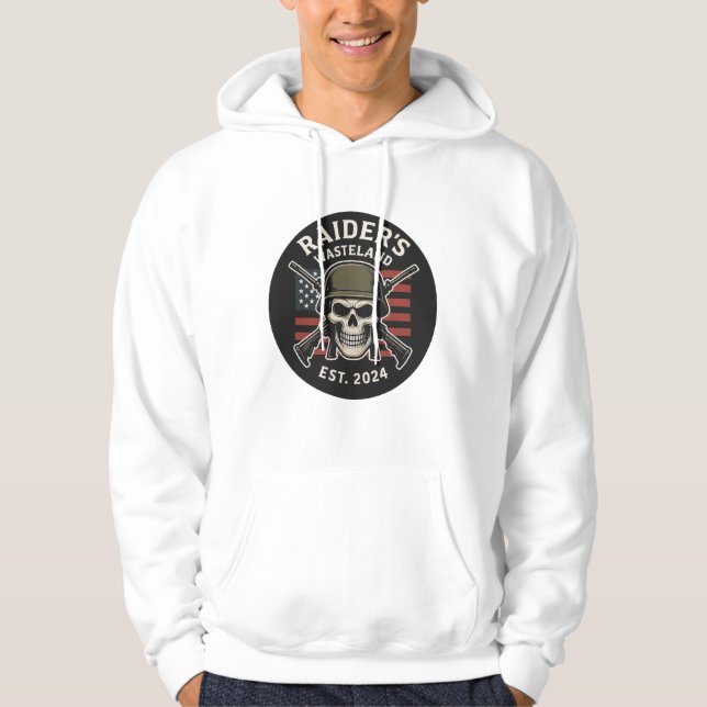 Sudadera con capucha del logo oficial de Raider's  (Anverso)