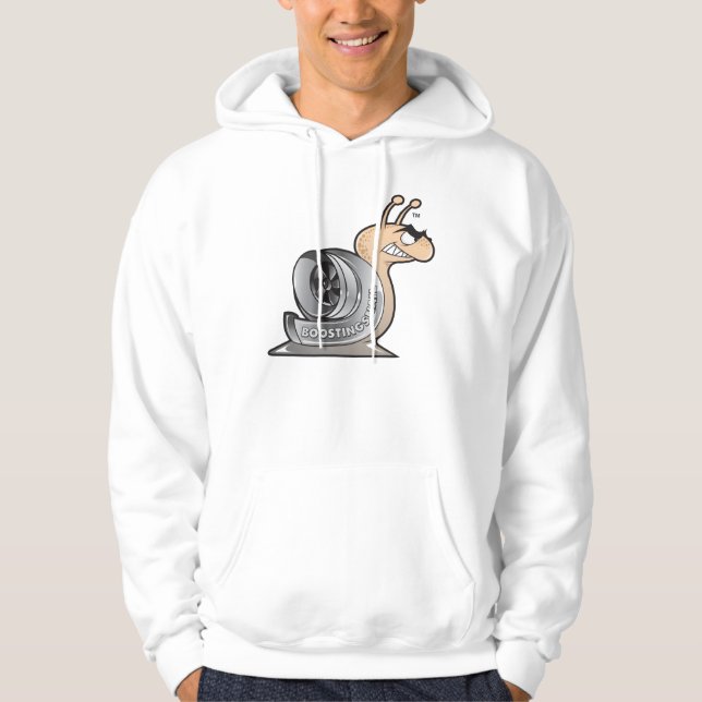 Sudadera con capucha del logotipo de BoostingSnail (Anverso)