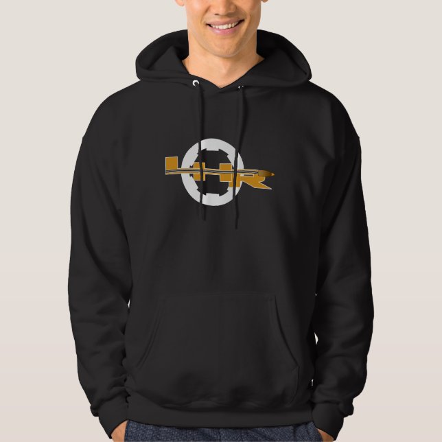 Sudadera con capucha del logotipo de LHR (Anverso)