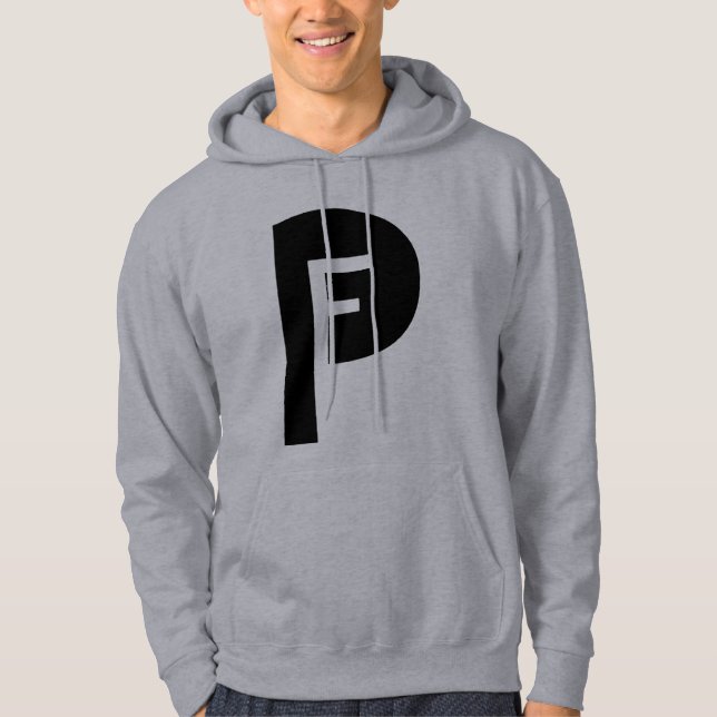 Sudadera con capucha del logotipo del estándar de (Anverso)