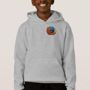 sudadera con capucha del logotipo del firefox