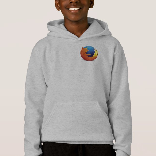 sudadera con capucha del logotipo del firefox (Anverso)