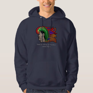 Sudadera con capucha del logotipo del guerrero del