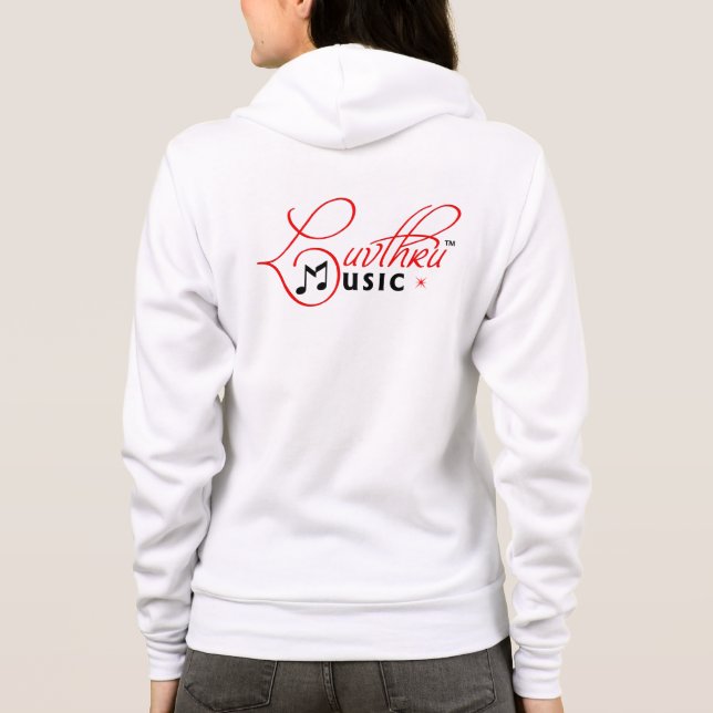 sudadera con capucha del luvtru (Reverso)