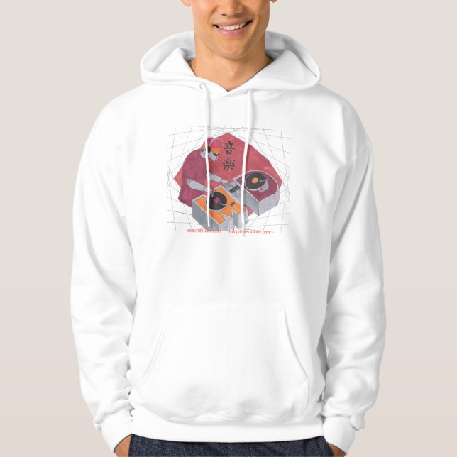 Sudadera con capucha del MD Robo-DJ (Anverso)