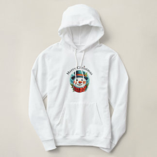 Sudadera con capucha del muñeco de nieve de Navida