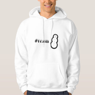 Sudadera con capucha del muñeco de nieve del
