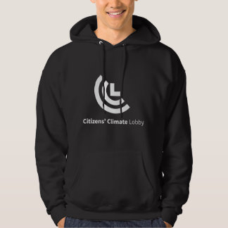 Sudadera con capucha del negro del logotipo de CCL