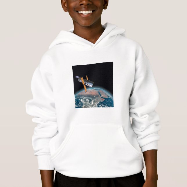 Sudadera con capucha del niño de la astronomía de (Anverso)