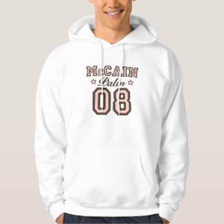 Sudadera con capucha del niño de McCain Palin 08