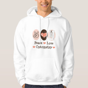 Sudadera con capucha del optometrista de la