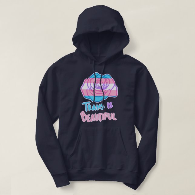 Sudadera con capucha del orgullo del transporte (Diseño del anverso)