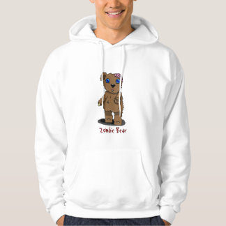 Sudadera con capucha del oso del zombi