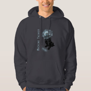 Sudadera con capucha del pensador de la máquina