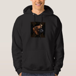 Sudadera con capucha del perro del boxeador